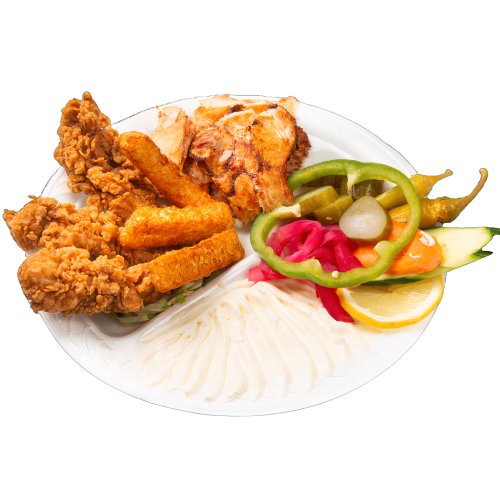 8- Schawarma,Halloumi, Crispy