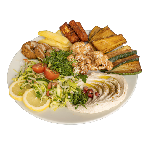 33- Falafel, Halloumi, Makali